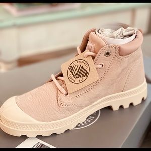 🦋PALLADIUM🦋LO CUFF LEATHER BOOT IN DUSTY ROSE